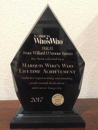 2017 Whos Who Award Bruce Barren